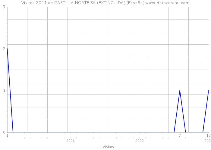 Visitas 2024 de CASTILLA NORTE SA (EXTINGUIDA) (España) 
