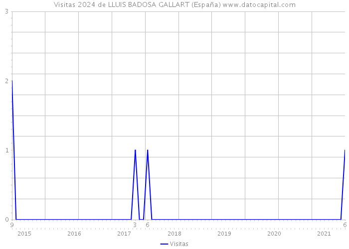 Visitas 2024 de LLUIS BADOSA GALLART (España) 