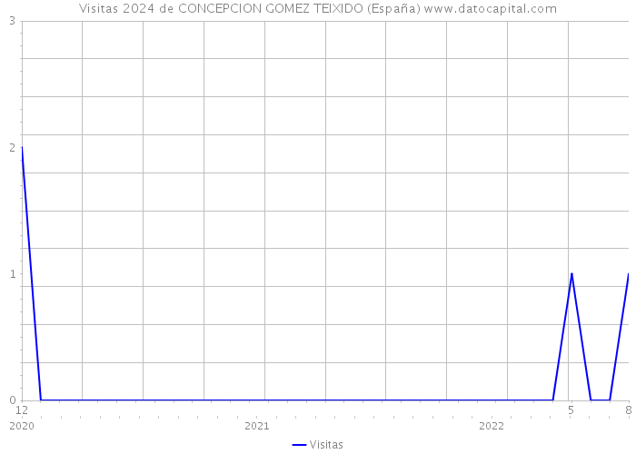 Visitas 2024 de CONCEPCION GOMEZ TEIXIDO (España) 