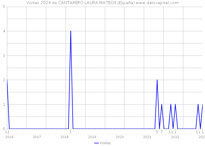 Visitas 2024 de CANTARERO LAURA MATEOS (España) 