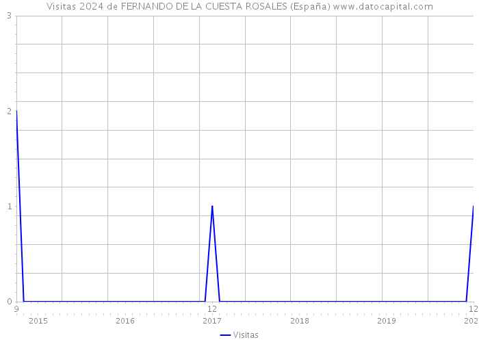 Visitas 2024 de FERNANDO DE LA CUESTA ROSALES (España) 