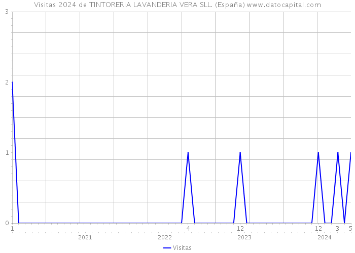 Visitas 2024 de TINTORERIA LAVANDERIA VERA SLL. (España) 