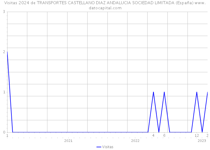 Visitas 2024 de TRANSPORTES CASTELLANO DIAZ ANDALUCIA SOCIEDAD LIMITADA (España) 