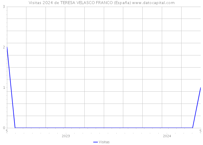 Visitas 2024 de TERESA VELASCO FRANCO (España) 