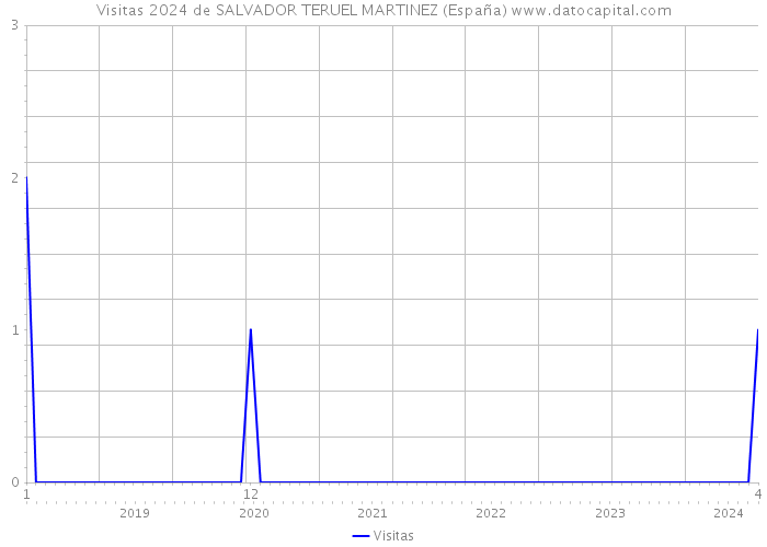 Visitas 2024 de SALVADOR TERUEL MARTINEZ (España) 