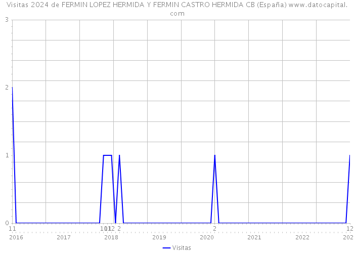 Visitas 2024 de FERMIN LOPEZ HERMIDA Y FERMIN CASTRO HERMIDA CB (España) 