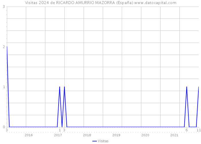 Visitas 2024 de RICARDO AMURRIO MAZORRA (España) 