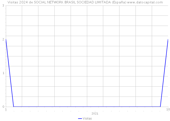 Visitas 2024 de SOCIAL NETWORK BRASIL SOCIEDAD LIMITADA (España) 
