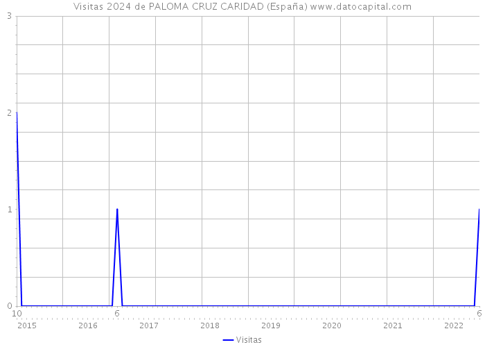 Visitas 2024 de PALOMA CRUZ CARIDAD (España) 