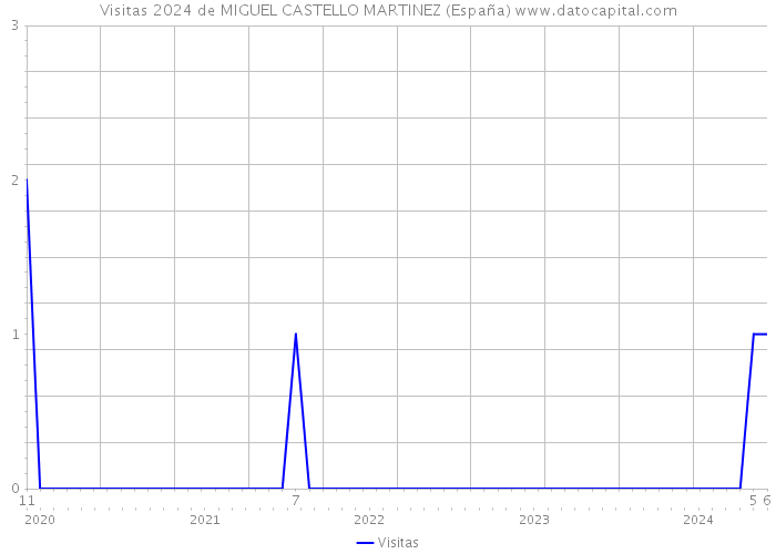Visitas 2024 de MIGUEL CASTELLO MARTINEZ (España) 