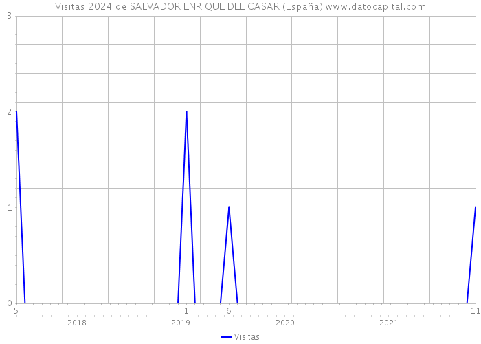 Visitas 2024 de SALVADOR ENRIQUE DEL CASAR (España) 