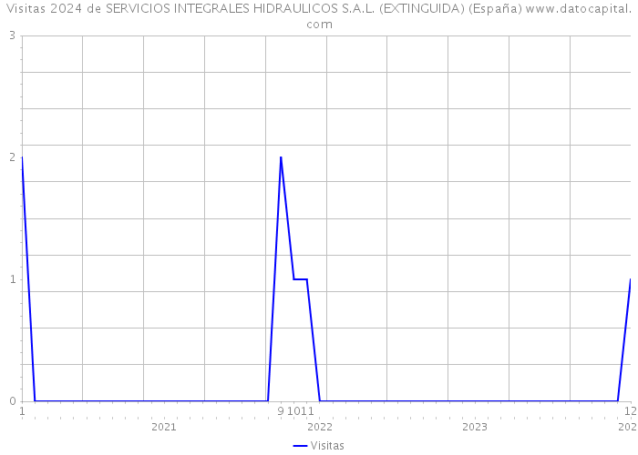 Visitas 2024 de SERVICIOS INTEGRALES HIDRAULICOS S.A.L. (EXTINGUIDA) (España) 