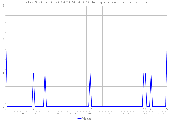 Visitas 2024 de LAURA CAMARA LACONCHA (España) 