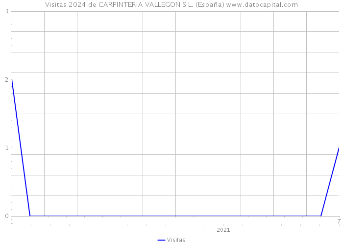 Visitas 2024 de CARPINTERIA VALLEGON S.L. (España) 