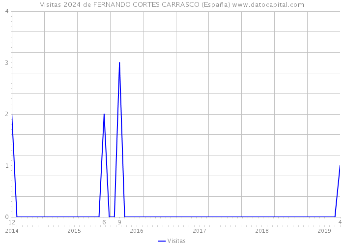 Visitas 2024 de FERNANDO CORTES CARRASCO (España) 