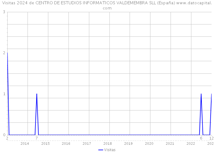 Visitas 2024 de CENTRO DE ESTUDIOS INFORMATICOS VALDEMEMBRA SLL (España) 