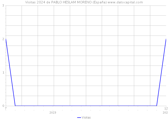 Visitas 2024 de PABLO HESLAM MORENO (España) 