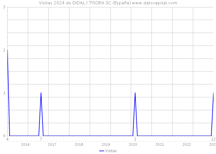 Visitas 2024 de DIDAL I TISORA SC (España) 