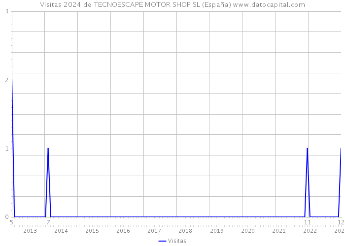 Visitas 2024 de TECNOESCAPE MOTOR SHOP SL (España) 