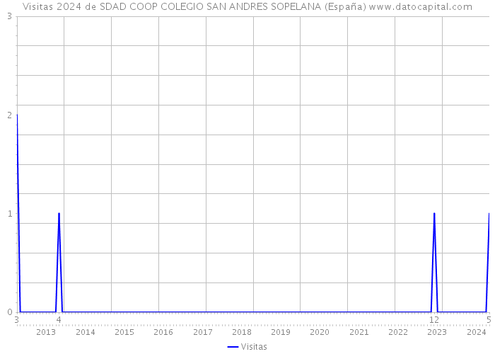 Visitas 2024 de SDAD COOP COLEGIO SAN ANDRES SOPELANA (España) 