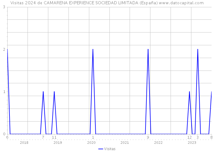 Visitas 2024 de CAMARENA EXPERIENCE SOCIEDAD LIMITADA (España) 