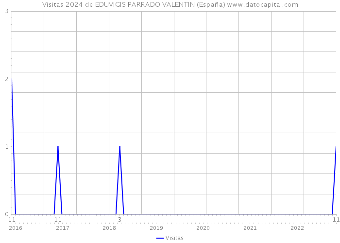 Visitas 2024 de EDUVIGIS PARRADO VALENTIN (España) 
