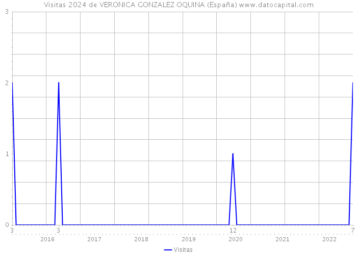 Visitas 2024 de VERONICA GONZALEZ OQUINA (España) 