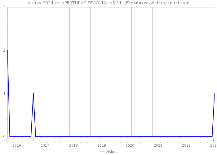 Visitas 2024 de APERTURAS SEGOVIANAS S.L. (España) 