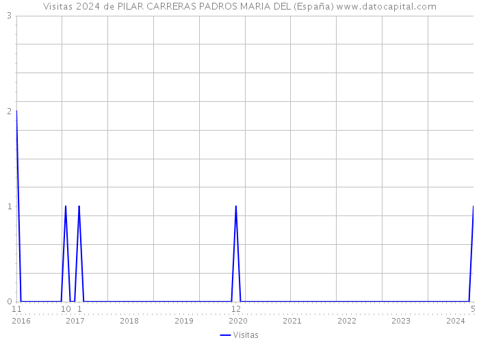 Visitas 2024 de PILAR CARRERAS PADROS MARIA DEL (España) 
