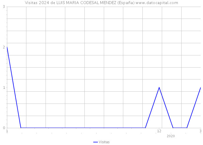 Visitas 2024 de LUIS MARIA CODESAL MENDEZ (España) 