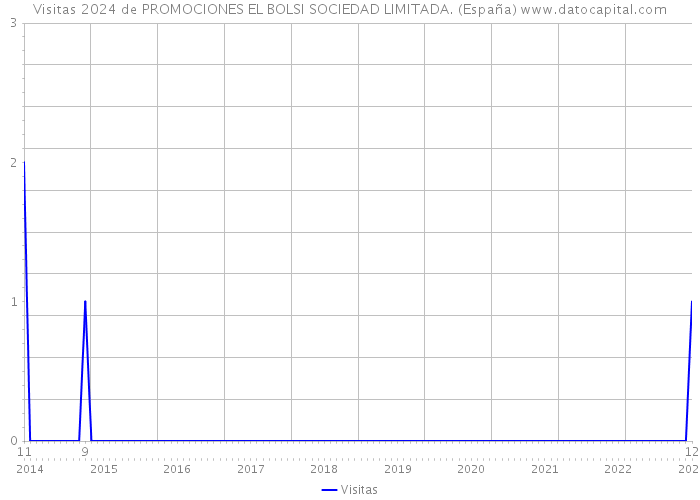 Visitas 2024 de PROMOCIONES EL BOLSI SOCIEDAD LIMITADA. (España) 
