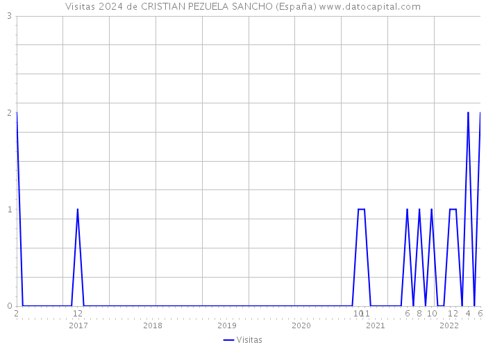 Visitas 2024 de CRISTIAN PEZUELA SANCHO (España) 