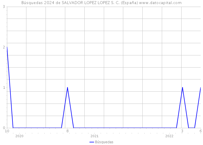Búsquedas 2024 de SALVADOR LOPEZ LOPEZ S. C. (España) 