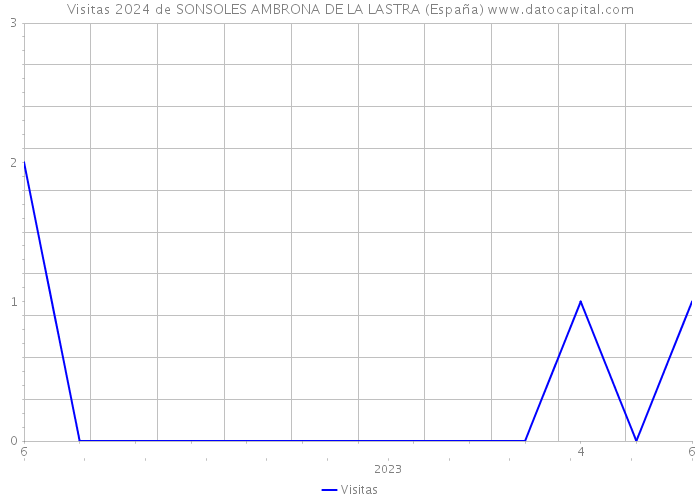 Visitas 2024 de SONSOLES AMBRONA DE LA LASTRA (España) 