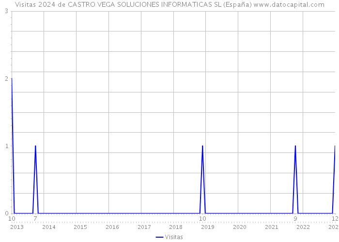 Visitas 2024 de CASTRO VEGA SOLUCIONES INFORMATICAS SL (España) 