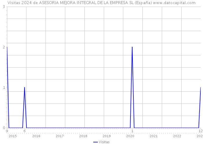 Visitas 2024 de ASESORIA MEJORA INTEGRAL DE LA EMPRESA SL (España) 