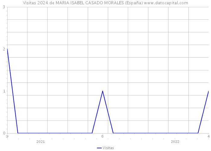 Visitas 2024 de MARIA ISABEL CASADO MORALES (España) 