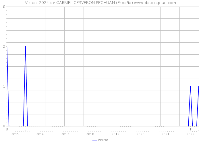 Visitas 2024 de GABRIEL CERVERON PECHUAN (España) 