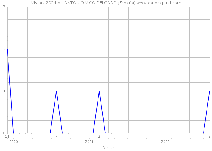Visitas 2024 de ANTONIO VICO DELGADO (España) 