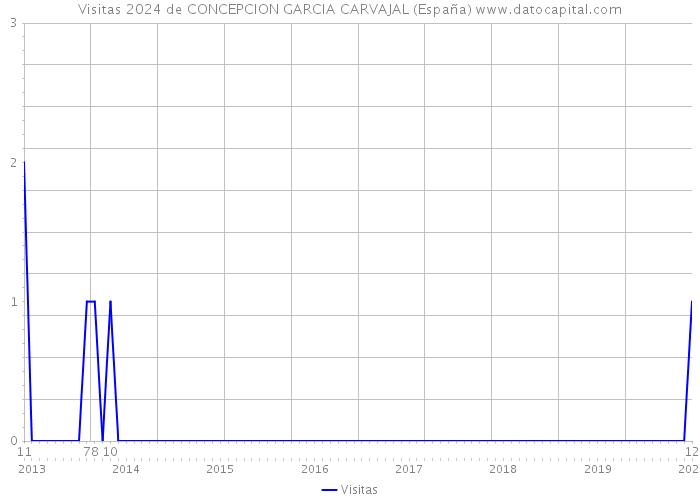 Visitas 2024 de CONCEPCION GARCIA CARVAJAL (España) 
