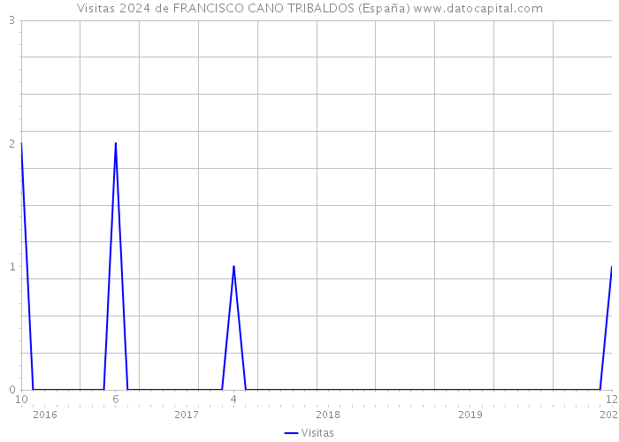 Visitas 2024 de FRANCISCO CANO TRIBALDOS (España) 