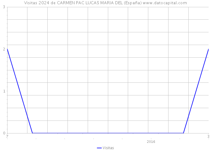 Visitas 2024 de CARMEN PAC LUCAS MARIA DEL (España) 