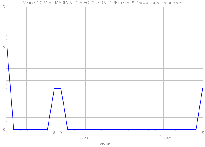 Visitas 2024 de MARIA ALICIA FOLGUEIRA LOPEZ (España) 