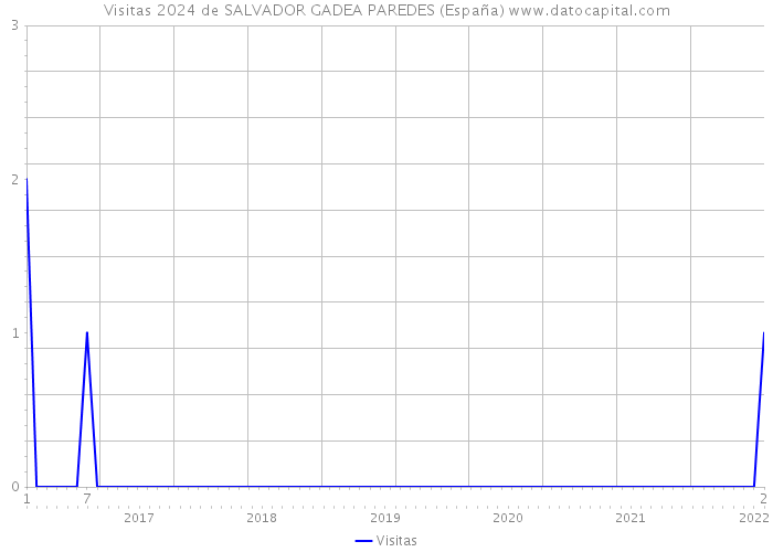 Visitas 2024 de SALVADOR GADEA PAREDES (España) 