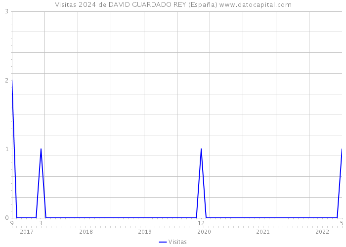 Visitas 2024 de DAVID GUARDADO REY (España) 