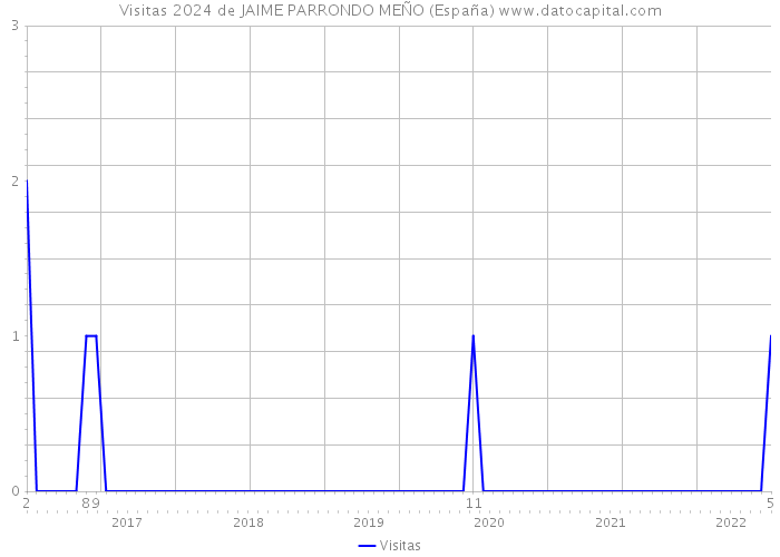 Visitas 2024 de JAIME PARRONDO MEÑO (España) 