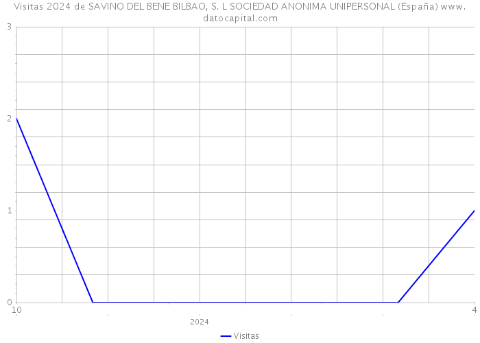 Visitas 2024 de SAVINO DEL BENE BILBAO, S. L SOCIEDAD ANONIMA UNIPERSONAL (España) 