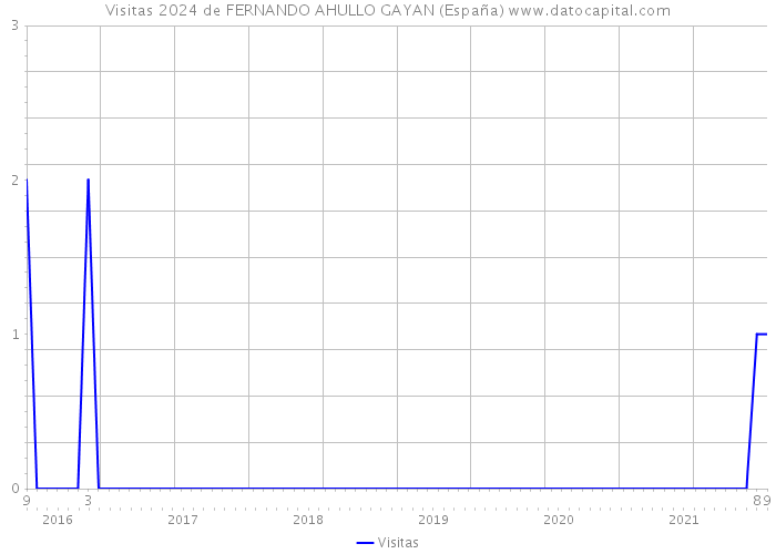 Visitas 2024 de FERNANDO AHULLO GAYAN (España) 