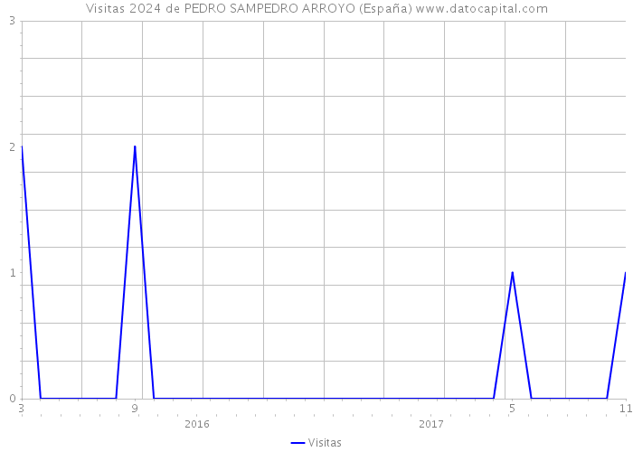 Visitas 2024 de PEDRO SAMPEDRO ARROYO (España) 