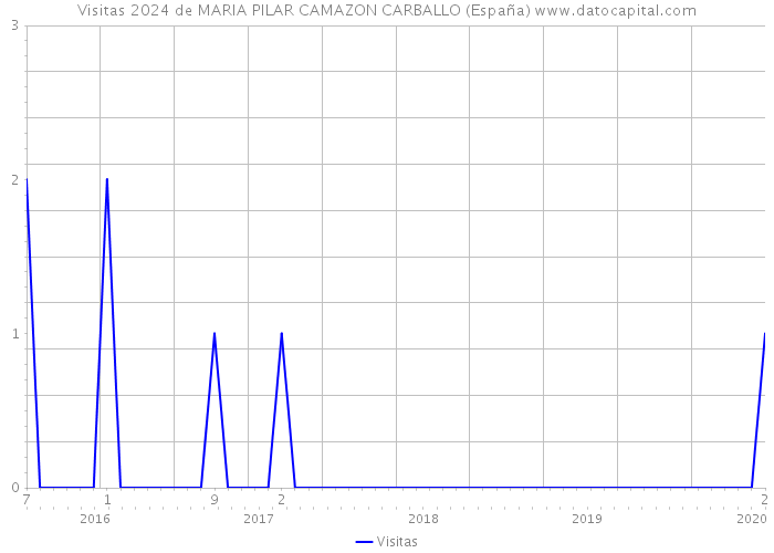 Visitas 2024 de MARIA PILAR CAMAZON CARBALLO (España) 